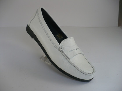 mocassin femme RONSART MARIE blanc