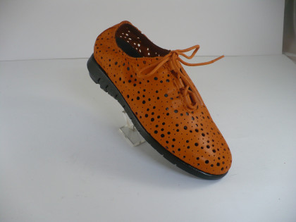 Richelieu souple MENTON orange