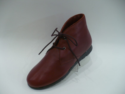 RONSART chaussure montante femme MARION bordeaux