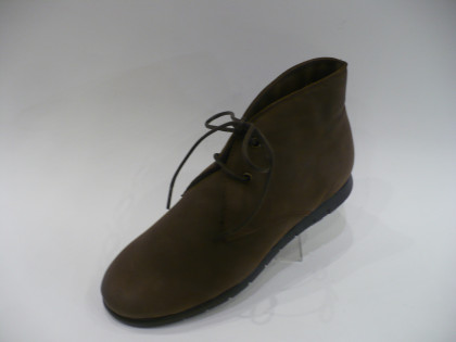 RONSART chaussure montante femme MARION nubuck marron
